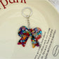 Keypus - Acetate Bow Shaped Keychain Charm