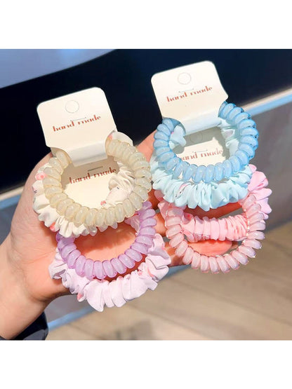Gifty - Cartoon Jelly Telephone Coil Hair Ties 2 Pack