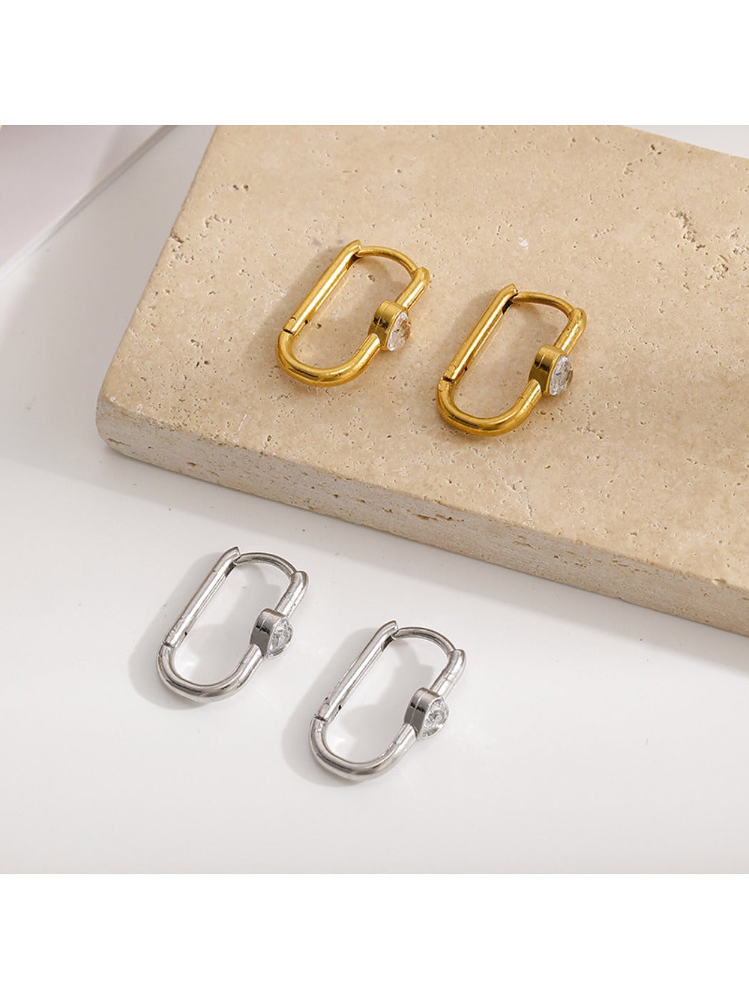 Earedge - Valentine Day Minimalist Hoop Earrings