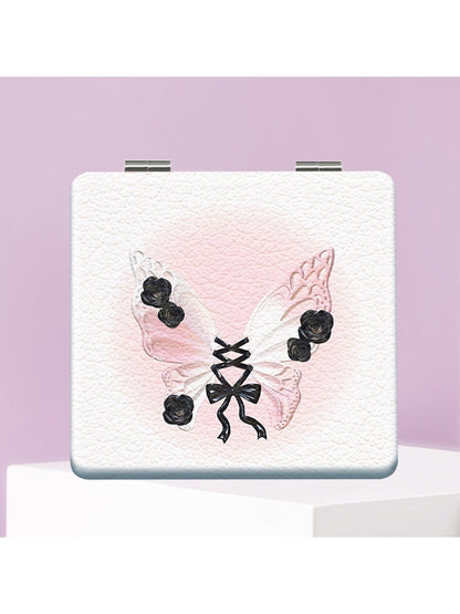 Mirroray - Decorative Butterfly Print Portable Mirror