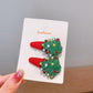 Beau - Christmas Theme Cartoon Side Barrette Set