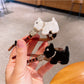 Beau - Vintage Puppy Shaped Hair Claw Clip