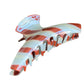 Beau - Fashionable Striped Hair Claw Clip