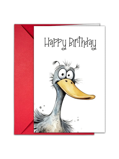 Carduria - Watercolor Animal Birthday Card