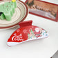 Beau - Classic Christmas Theme Print Claw Clip