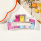 Beau - Cat Pattern Anti-Slip Shark Hair Clip
