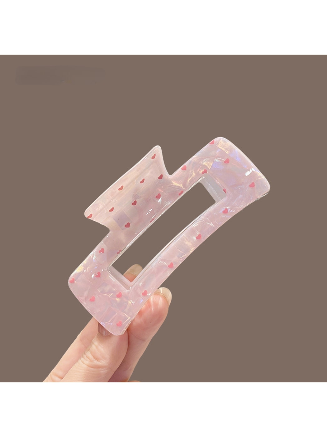 Beau - Sweet Style Transparent PVC Hair Claw Clip