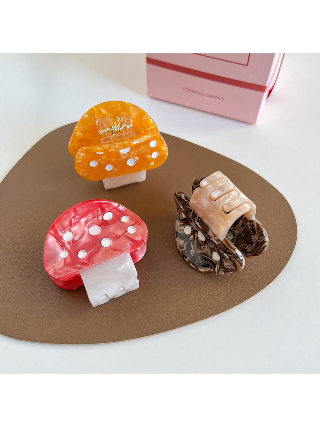 Beau - Colorful Mushroom Shaped Hair Clips