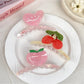 Beau - Cute Acrylic Floral Smiley Face Claw Clip