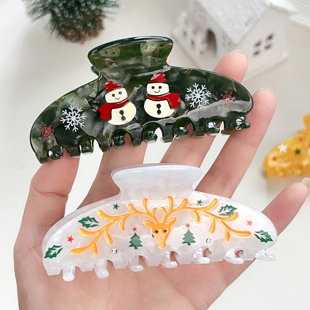 Beau - Funny Christmas Theme Print Claw Clip