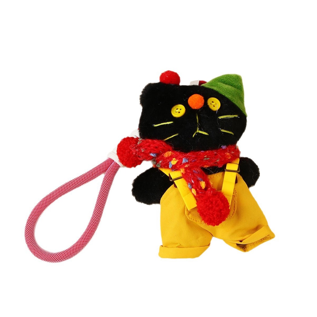 Keypus - Polyester Cat Figure Bag Charm Keychain