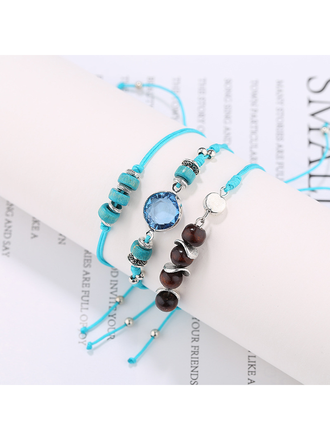 Lovra - Bohemian Beaded Layered Strand Bracelet