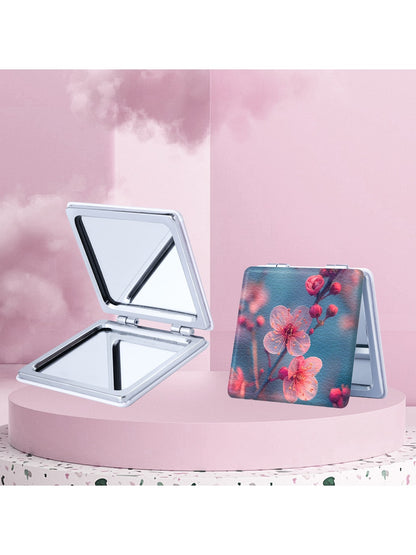 Mirroray - Portable Floral Pattern Folding Mirror