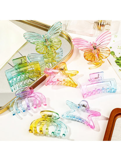 Beau - Gradient Transparent Hair Clips