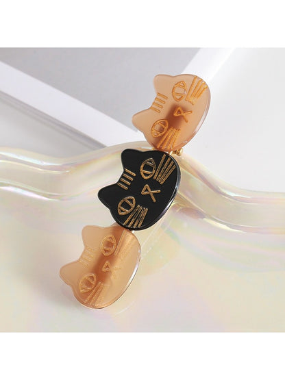 Beau - Cartoon Cat Face Hair Clip
