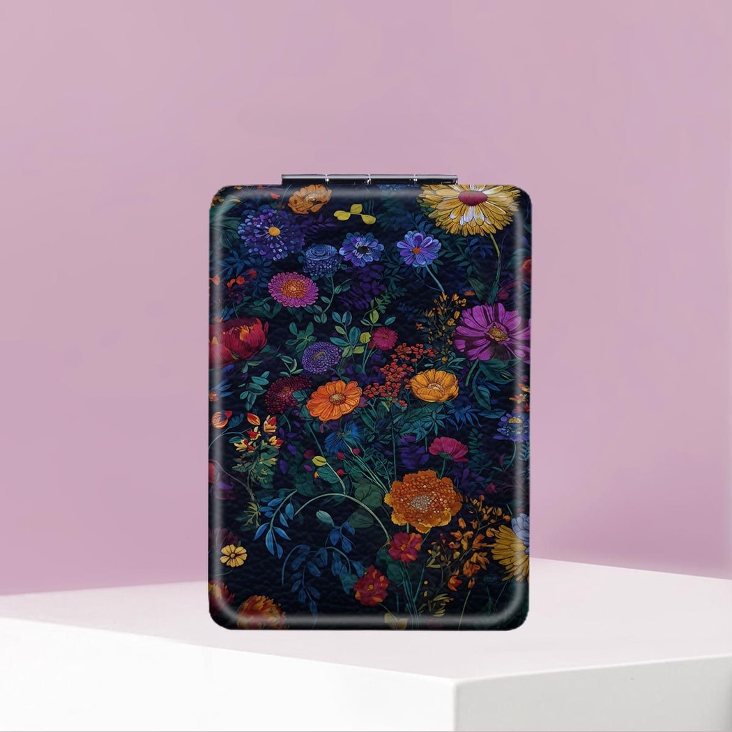 Mirroray - Decorative Foldable Handheld Floral Style Mirror