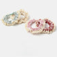 Gifty - Preppy Plaid Lace Scrunchie Set