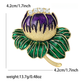 Brovia - Lotus Flower Alloy Decorative Brooch