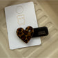 Beau - Vintage Heart Butterfly Hair Clip