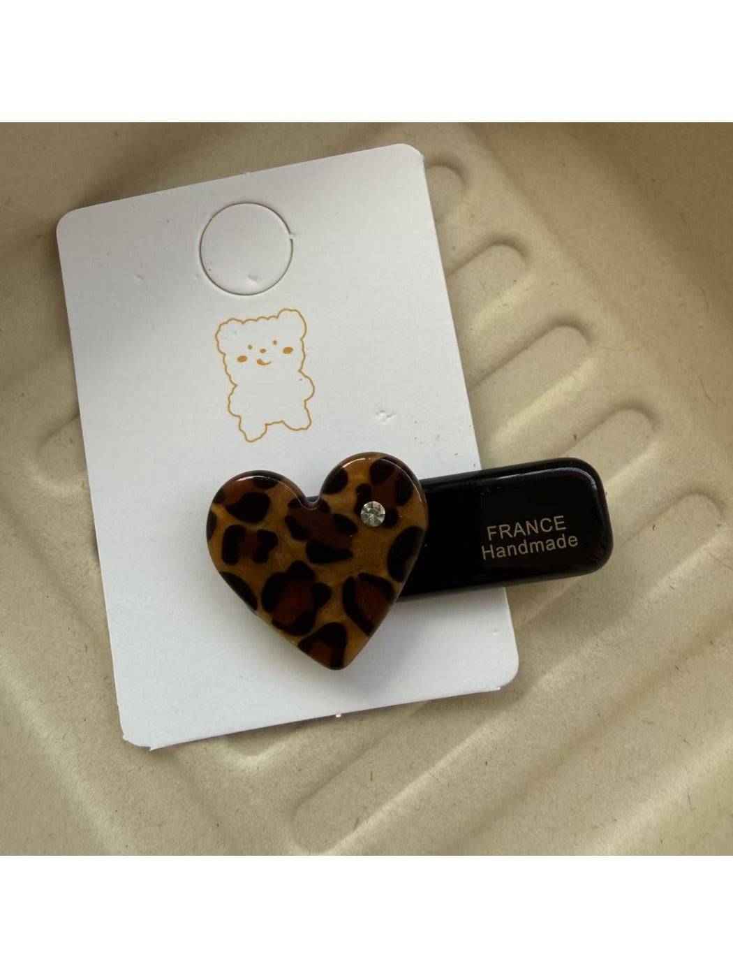 Beau - Vintage Heart Butterfly Hair Clip