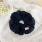 Gifty - Vintage Polka Dot Ruffle Scrunchie Hair Tie
