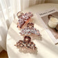 Beau - Decorative Shiny Flower Cluster Claw Hair Clip