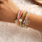 Lovra - Multi-Row Elastic Cord Beaded Bracelet