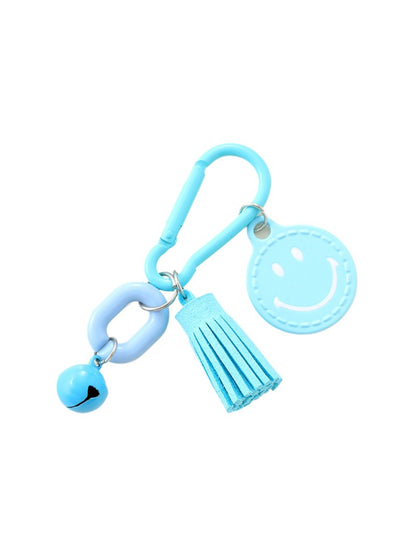 Keypus - Stylish Tassel Smiley Face Keychain