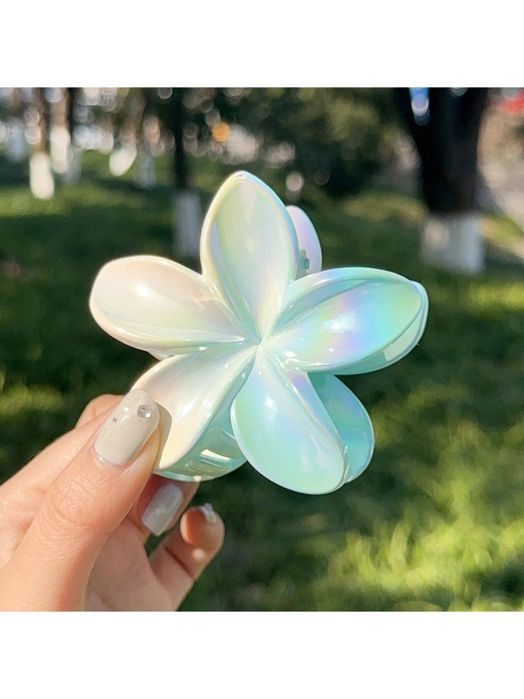 Beau - Ombre Floral Claw Clip