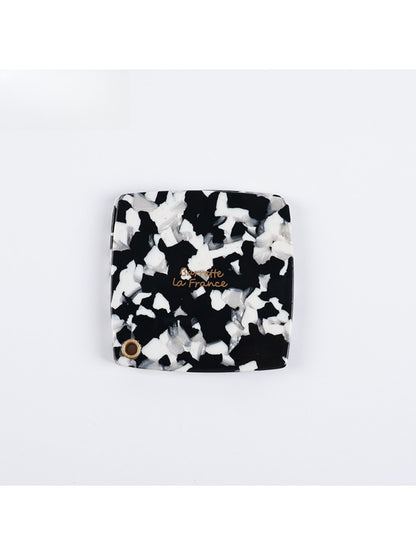 Mirroray - Small Square Mirror of Acetic Acid Plate