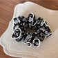Gifty - Polka Dot Floral Scrunchie