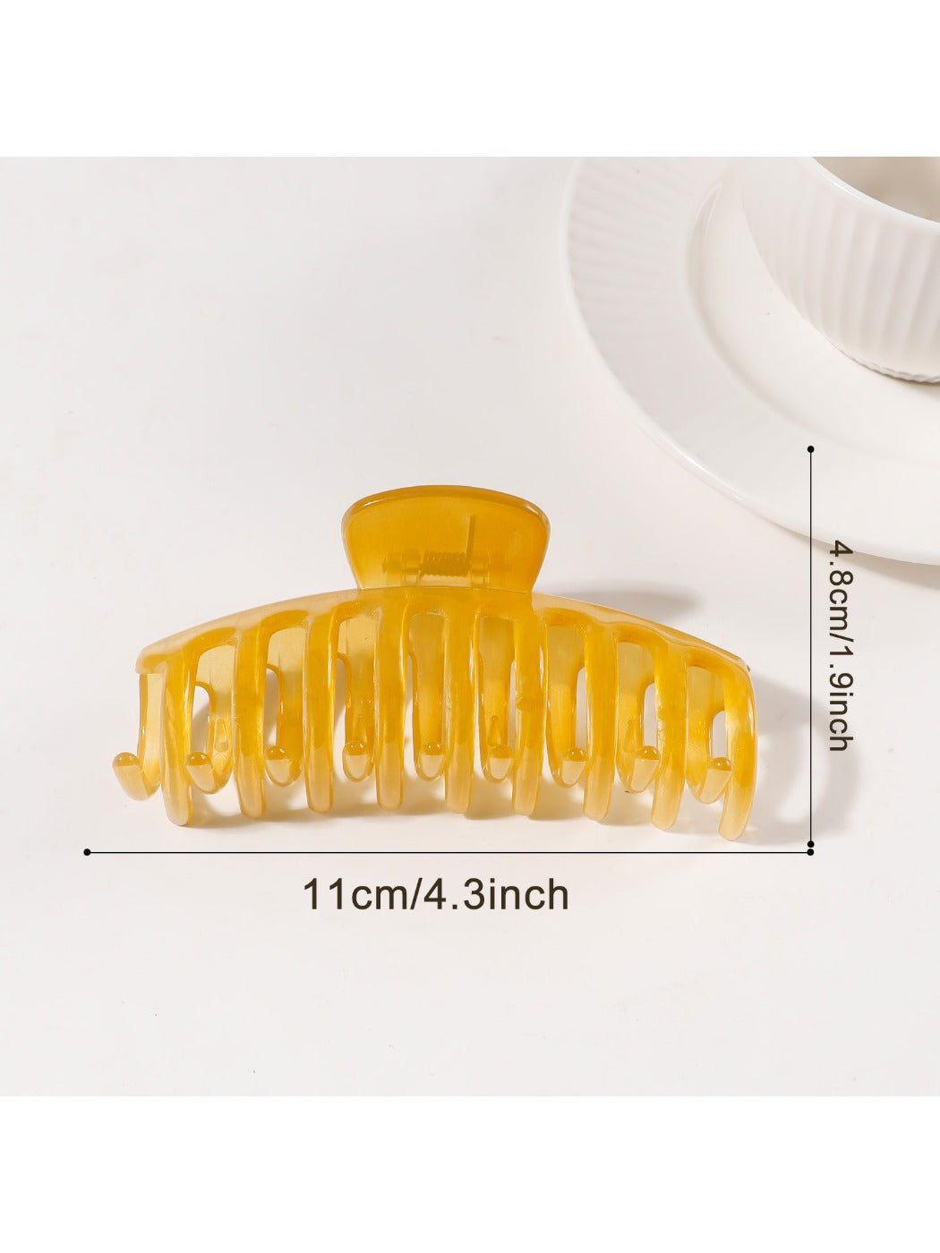 Beau - Jelly Color Claw Clip