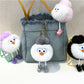 Keypus - Cartoon Funny Round Keychain