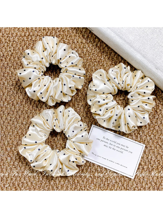 Gifty - Beaux Polka Dot White Hair Ring