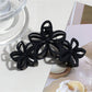 Beau - Plastic Hollow Flower Floral Hair Claw Clip