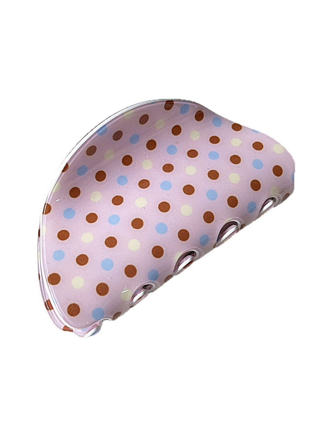 Beau - Modern Minimalist Polka Dot Hair Claw Clip