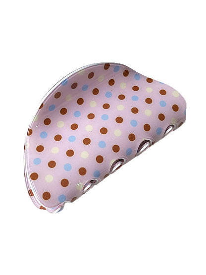 Beau - Modern Minimalist Polka Dot Hair Claw Clip