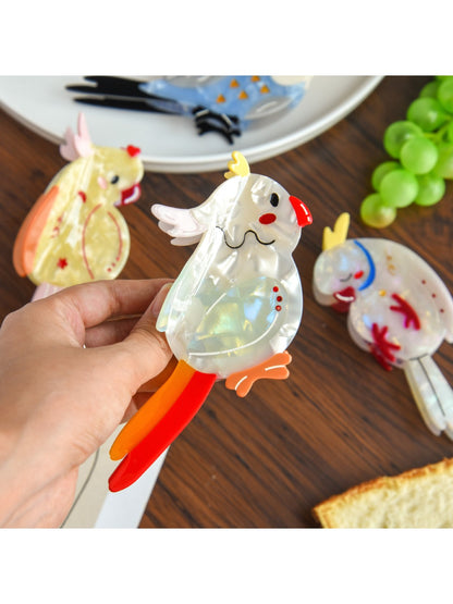 Beau - Animal Bird Acetate Hair Clip