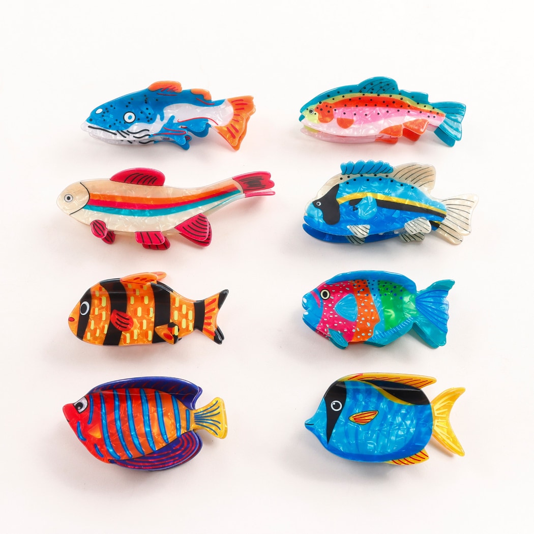 Beau - Cute Fish Theme Shaped Claw Clip