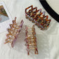 Beau - Diamond Shaped Openwork Claw Clip