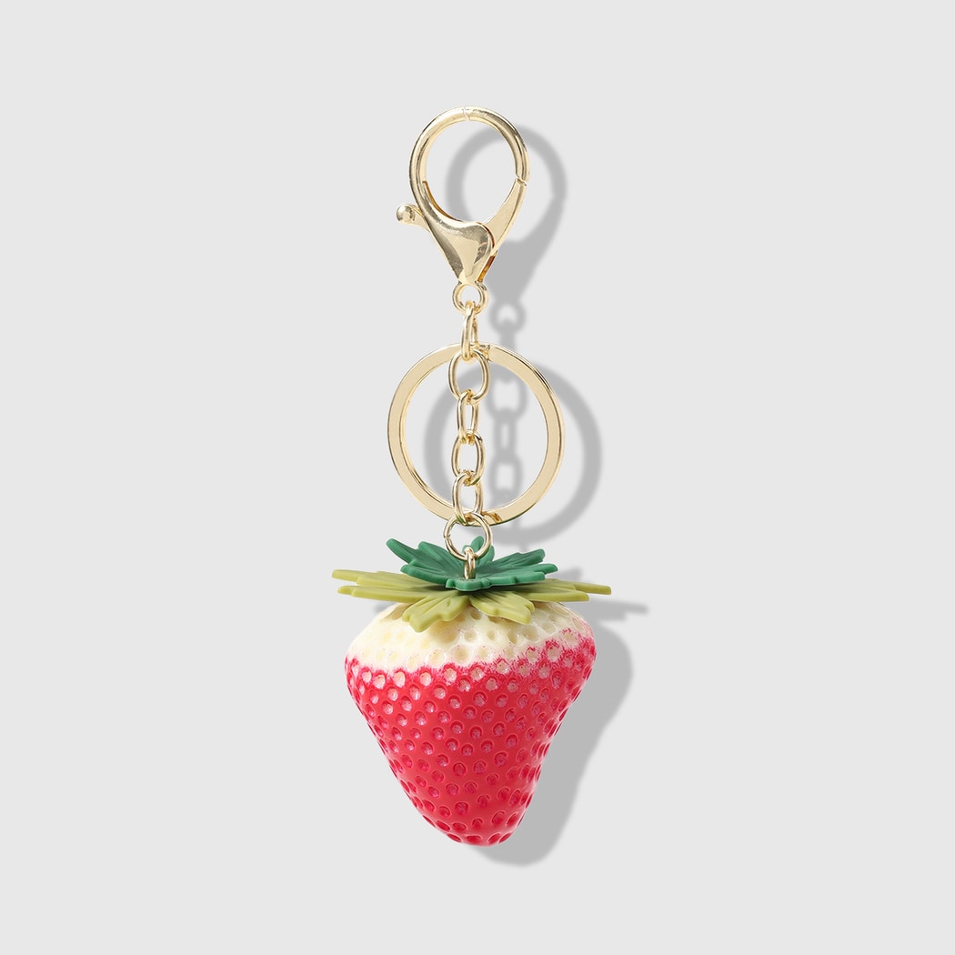 Keypus - Gradient Strawberry Pendant Keychain
