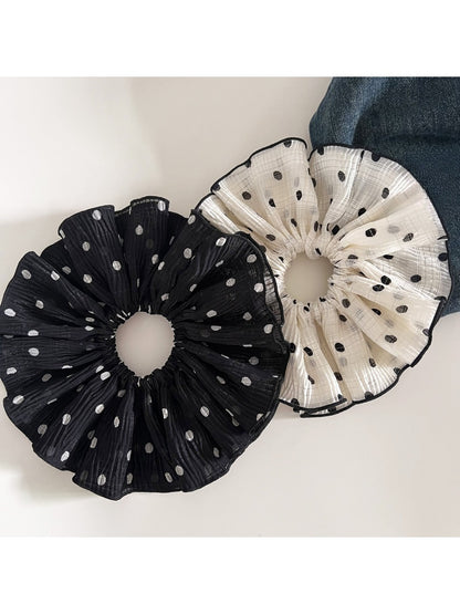 Gifty - Double Layer Polka Dot Scrunchie
