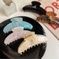 Beau - Creamy Dot Rhinestone Hair Clip