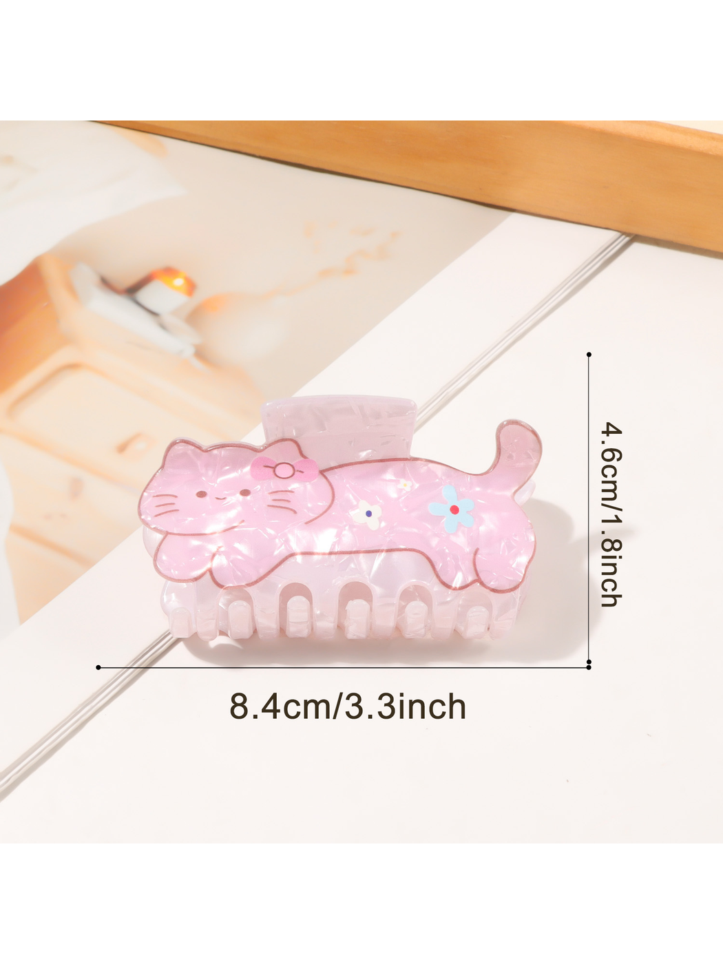 Beau - Cartoon Animal Glitter Finish Claw Clip