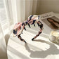 Gifty - Braided Rabbit Ear Bow Headband with Teeth