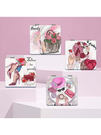 Mirroray - Stiletto Print Compact Mirror