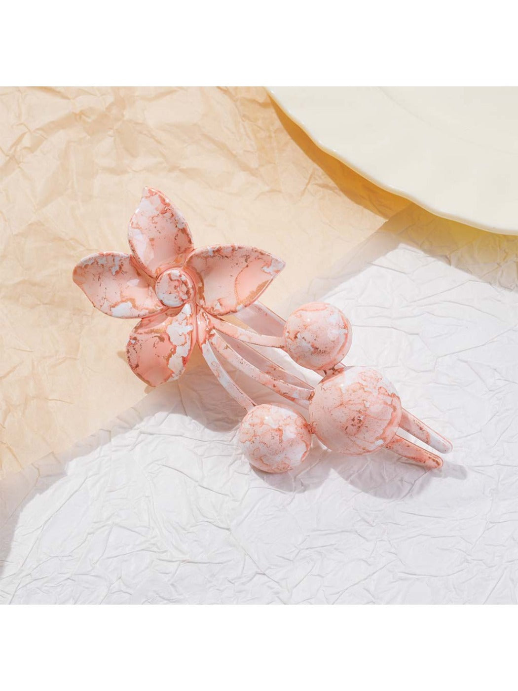 Beau - Colorful Flower Shaped Hair Clip