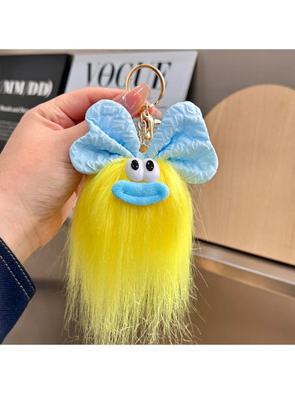 Keypus - Long Hair Monster Keychain