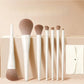 Smoosh Cloud Porcelain Eyeshadow Makeup Brush product shape