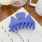 Beau - Solid Plush Textured Fashion Claw Clip